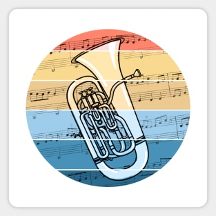 Euphonium Music Notation Euphoniumist Brass Musician Magnet